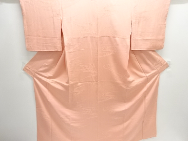 流水模様織り出し色無地着物